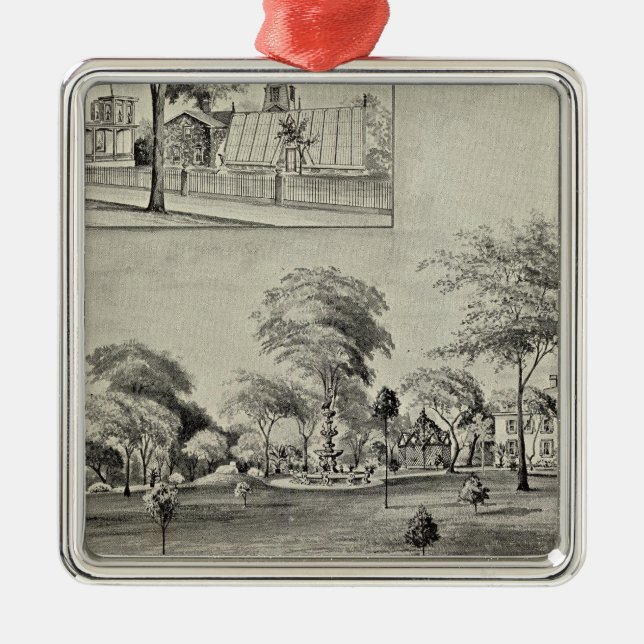Blonstone, Westville Metal Tree Decoration (Front)