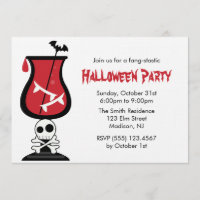 Blood and Fangs Halloween Party
