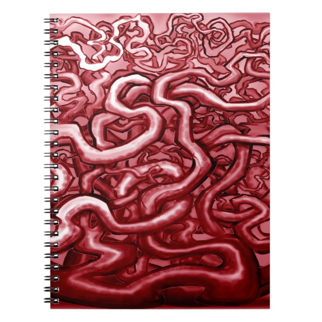 Blood and Guts Spiral Notebook (Front)