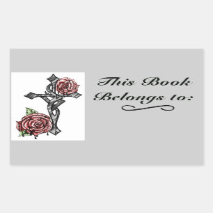 Blood and Roses Book Plate Tag