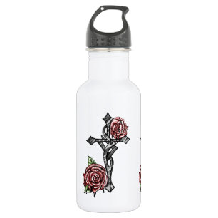 Blood and Roses Cross 532 Ml Water Bottle