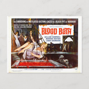 BLOOD BATH POSTCARD
