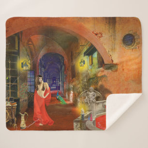 Blood Bath Sherpa Blanket