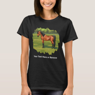 Blood Bay Egyptian Arabian Horse T-Shirt