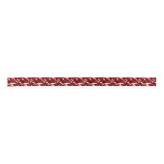 Blood Black Camo Satin Ribbon