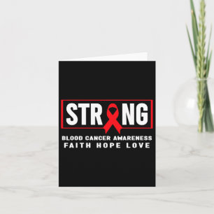 Blood Cancer Awareness - Blood Cancer Strong Card