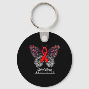 Blood Cancer Awareness  Butterfly Lovers Gifts 2 Key Ring