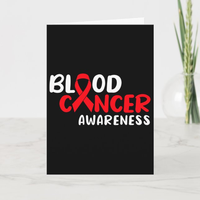 Blood Cancer Awareness  Card (Front)