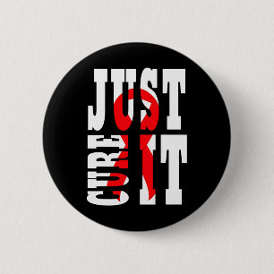 Blood Cancer Awareness Day Leukaemia Disease Suppo 6 Cm Round Badge