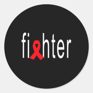 Blood Cancer Awareness Day Leukaemia Disease Suppo Classic Round Sticker