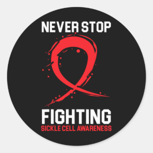 Blood Cancer Awareness Leukaemia Lymphoma Myeloma  Classic Round Sticker