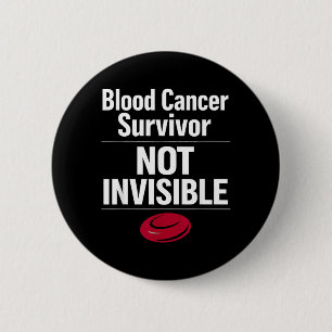 Blood Cancer Awareness Leukaemia Lymphoma Survivor 6 Cm Round Badge