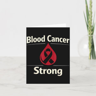 Blood cancer awareness leukaemia lymphoma survivor card