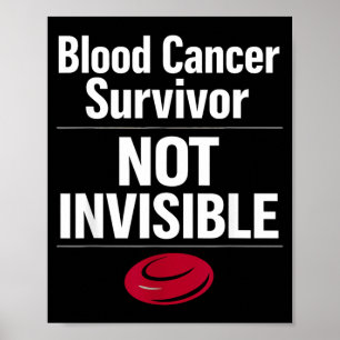 Blood Cancer Awareness Leukaemia Lymphoma Survivor Poster