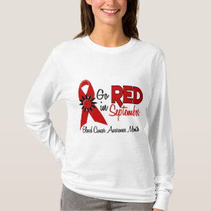 Blood Cancer Awareness Month Flowers 2 T-Shirt