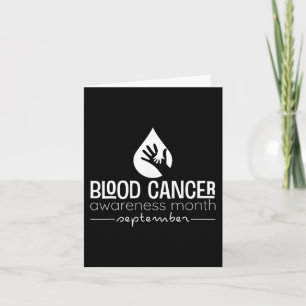 blood cancer awareness month observed on every Sep Card