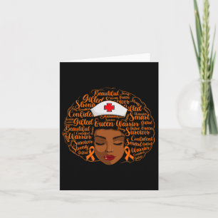 Blood Cancer Awareness Nursing  Card