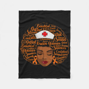 Blood Cancer Awareness Nursing Fleece Blanket