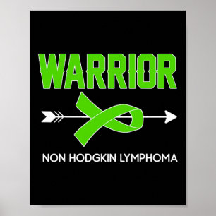 Blood Cancer Awareness Outfit Non Hodgkin Lymphoma Poster