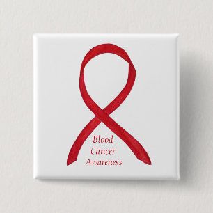 Blood Cancer Awareness Ribbon Custom Pins