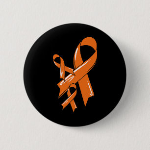 Blood Cancer Awareness Ribbon Leukaemia Fighter Ch 6 Cm Round Badge