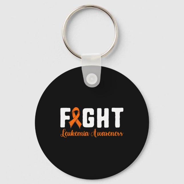 Blood Cancer Awareness Shirt3 Key Ring (Front)
