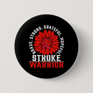 Blood Cancer Awareness Sunflower 6 Cm Round Badge