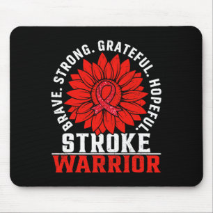 Blood Cancer Awareness Sunflower Mouse Pad