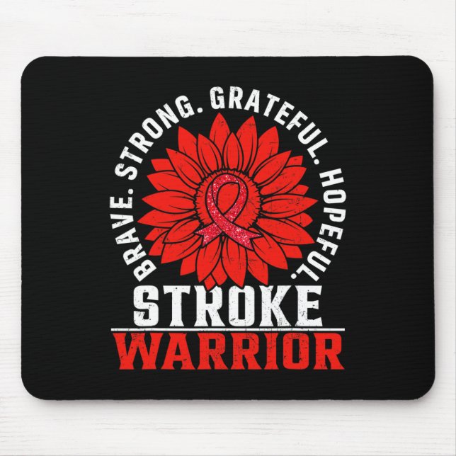 Blood Cancer Awareness Sunflower  Mouse Pad (Front)