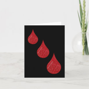 Blood Cancer blood cancer awareness Card