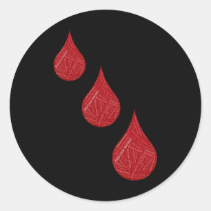 Blood Cancer blood cancer awareness Classic Round Sticker