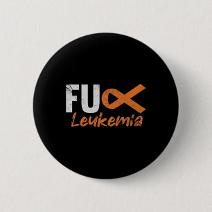 Blood Cancer Fighter Awareness Distressed  6 Cm Round Badge