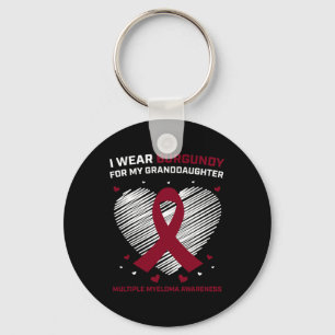 Blood Cancer Gifts Granddaughter Multiple Myeloma  Key Ring