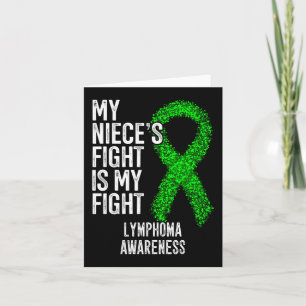 Blood Cancer My Niece's Fight Is My Fight Lymphoma Card
