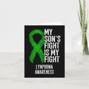 Blood Cancer My Son's Fight Is My Fight Lymphoma A Card
