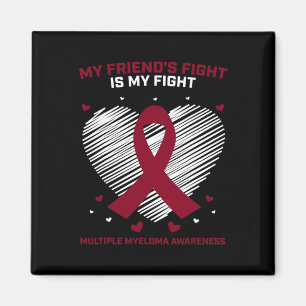 Blood Cancer Products Friend Multiple Myeloma Awar Magnet
