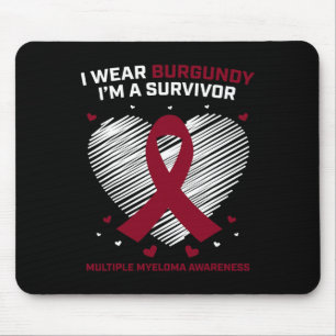 Blood Cancer Survivor Multiple Myeloma Awareness P Mouse Pad