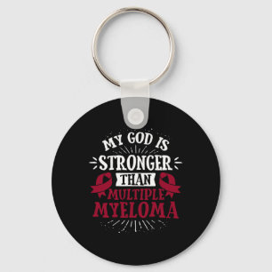 Blood Cancer Tee - Multiple Myeloma Awareness Key Ring