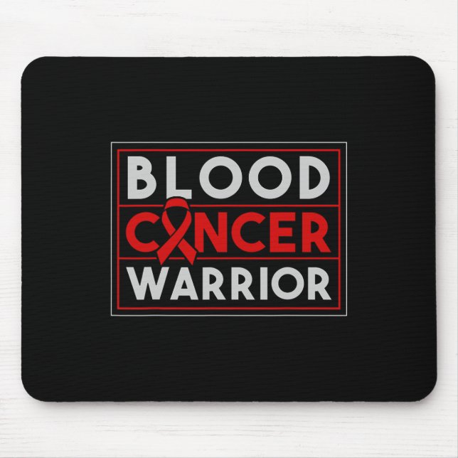 Blood Cancer Warrior Fighter 2  Mouse Pad (Front)
