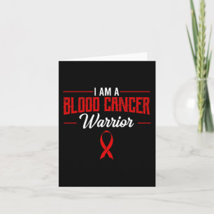 Blood Cancer Warrior Liquid Tumour Hematologists R Card