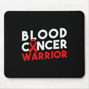 Blood Cancer Warrior Ribbon Mouse Pad