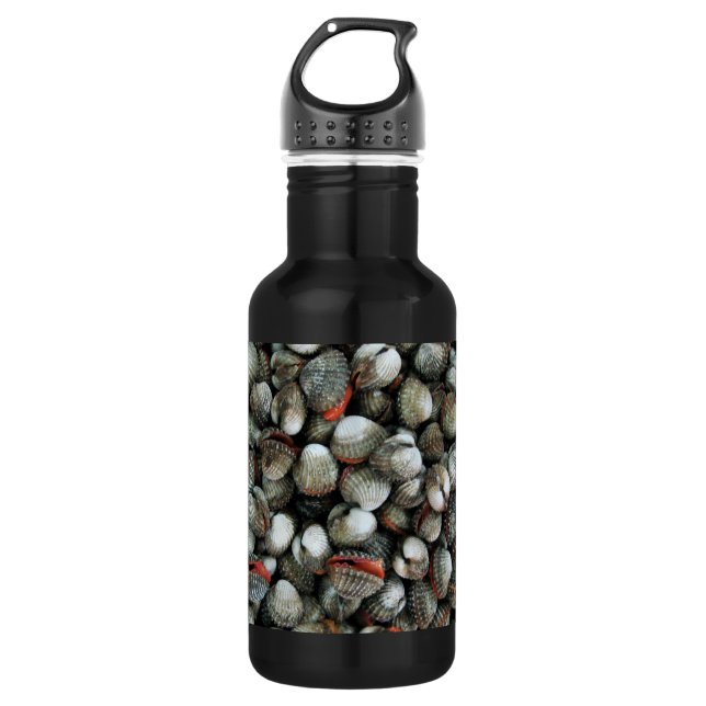 Blood Cockle Shells 532 Ml Water Bottle (Front)