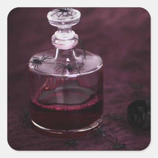 Blood Decanter Square Sticker (Front)