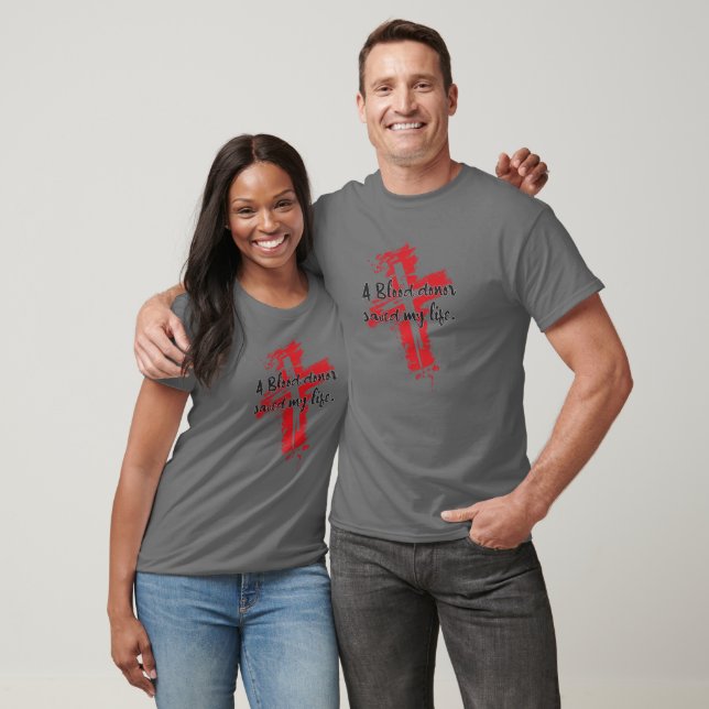 Blood Donar Cross T-Shirt (Unisex)