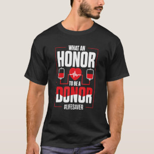 Blood Donation  Blood Donor Hero T-Shirt