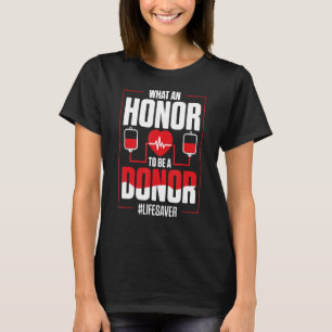 Blood Donation Blood Donor Hero T-Shirt