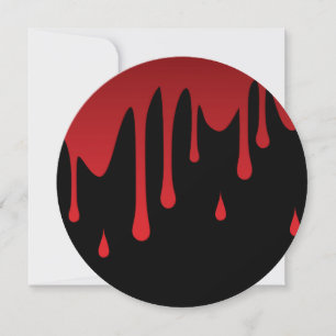 Blood dripping