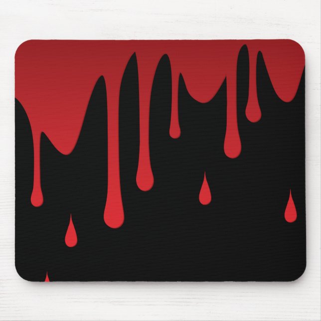 Blood dripping mouse pad (Front)