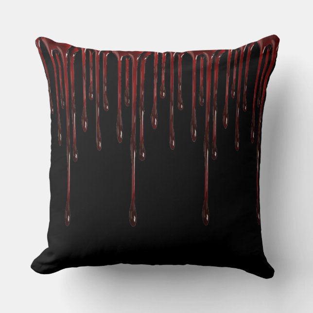 Blood Drips Cushion (Front)