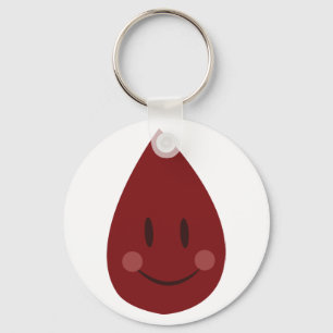Blood Drop Key Ring